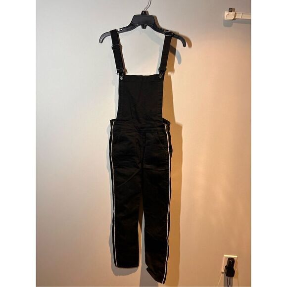 Madewell black denim overalls size small C20-12 - Picture 1 of 4
